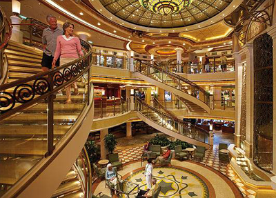интерьер лайнера princess cruises