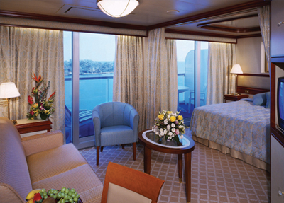 каюта на элитном лайнере princess cruises